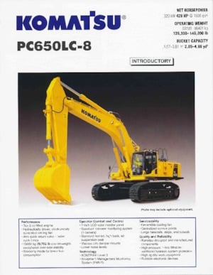 Excavatrice sur chenilles Komatsu PC650LC-8