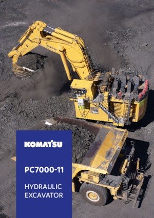 Excavatrice sur chenilles Komatsu PC7000-11 