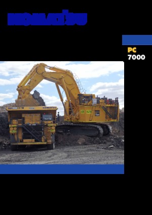 Excavatrice sur chenilles Komatsu PC7000-6 