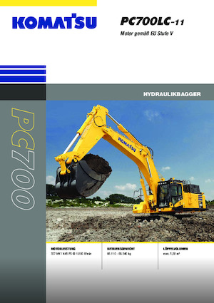 Excavatrice sur chenilles Komatsu PC700LC-11E0