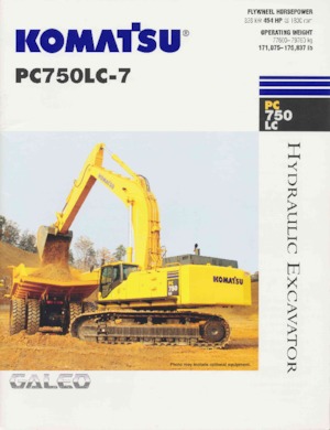 Excavatrice sur chenilles Komatsu PC750LC-7