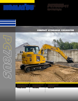 Excavatrice sur chenilles Komatsu PC78US-11