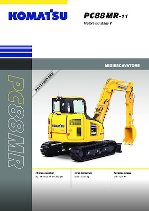 Excavatrice sur chenilles Komatsu PC88MR-11E0