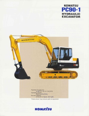Excavatrice sur chenilles Komatsu PC90-1