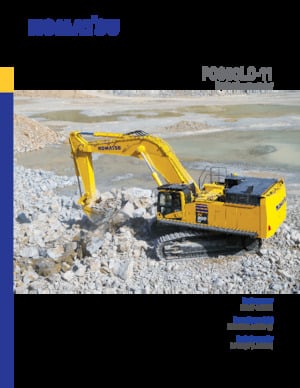 Excavatrice sur chenilles Komatsu PC900LC-11