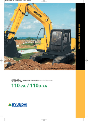 Excavatrice sur chenilles Hyundai R 110-7 A