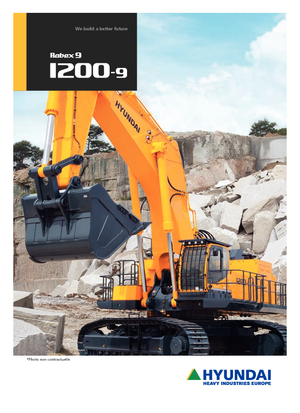 Excavatrice sur chenilles Hyundai R 1200 LC-9 A