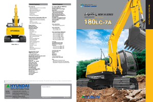 Excavatrice sur chenilles Hyundai R 180 LC 7A