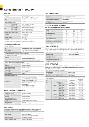 Excavatrice sur chenilles Hyundai R 180 LC-9 A