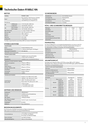 Excavatrice sur chenilles Hyundai R 180 LC-9 A