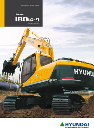 Excavatrice sur chenilles Hyundai R 180 LC 9