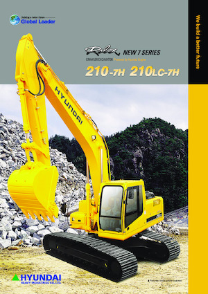 Excavatrice sur chenilles Hyundai R 210LC-7H