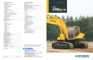 Excavatrice sur chenilles Hyundai R 210 LC 9