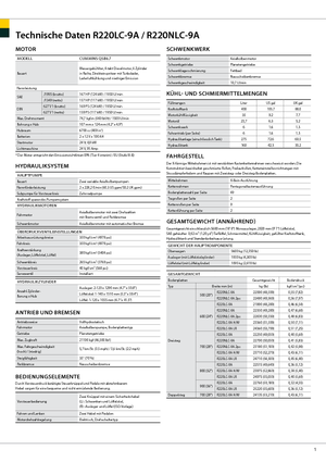 Excavatrice sur chenilles Hyundai R 220 LC-9 A