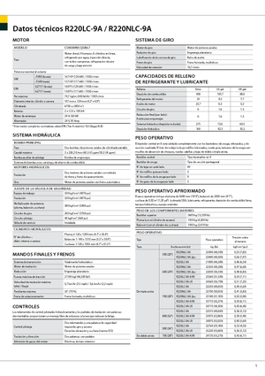 Excavatrice sur chenilles Hyundai R 220 LC-9 A