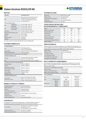 Excavatrice sur chenilles Hyundai R 235 LCR-9 A