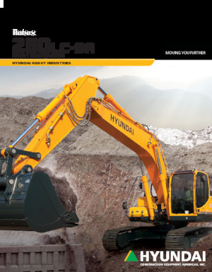 Excavatrice sur chenilles Hyundai R 260LC-9A