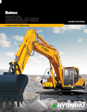Excavatrice sur chenilles Hyundai R 300NLC-9A