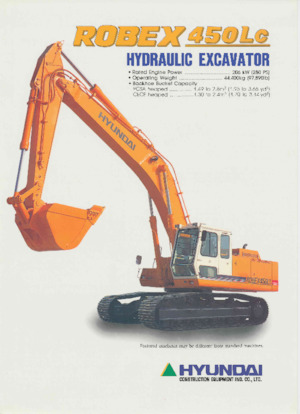 Excavatrice sur chenilles Hyundai R 450LC