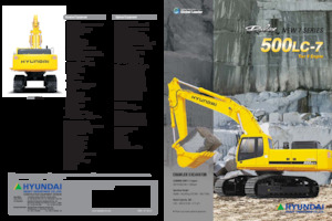 Excavatrice sur chenilles Hyundai R 500LC-7