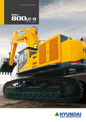 Excavatrice sur chenilles Hyundai R 800 LC-9 A