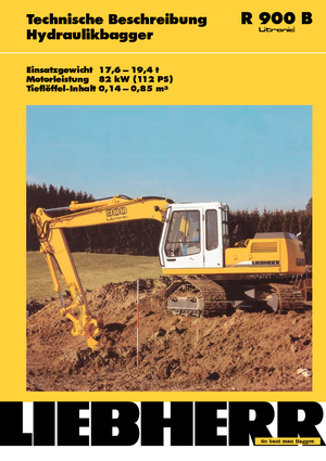 Excavatrice sur chenilles Liebherr R 900 B Litronic