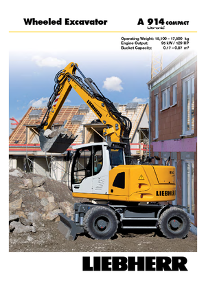 Excavatrice sur chenilles Liebherr R 914 Compact Litronic