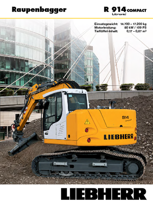 Excavatrice sur chenilles Liebherr R 914 Compact Litronic
