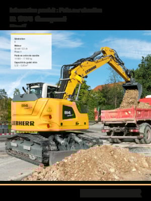 Excavatrice sur chenilles Liebherr R 914 Compact Litronic
