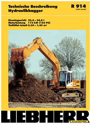Excavatrice sur chenilles Liebherr R 914 Litronic HD-SL