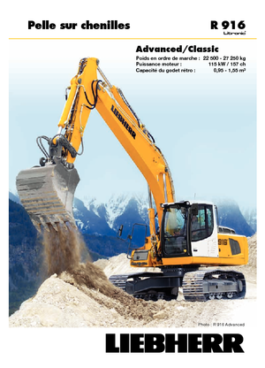 Excavatrice sur chenilles Liebherr R 916 Advanced