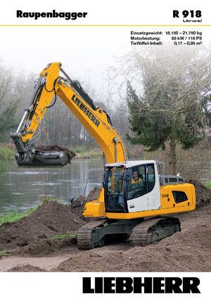 Excavatrice sur chenilles Liebherr R 918