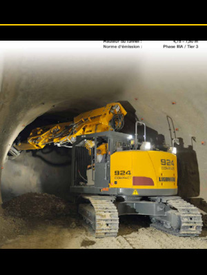Excavatrice sur chenilles Liebherr R 924 Compact Tunnel Litronic