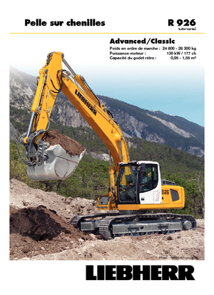 Excavatrice sur chenilles Liebherr R 926 Advanced