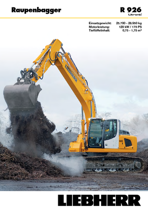 Excavatrice sur chenilles Liebherr R 926