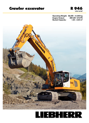 Excavatrice sur chenilles Liebherr R 946