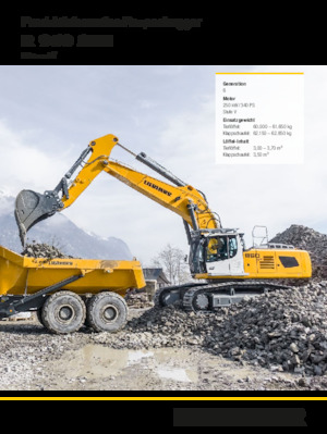Excavatrice sur chenilles Liebherr R 960 SME Litronic 