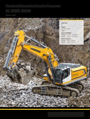 Excavatrice sur chenilles Liebherr R 970 SME Litronic 