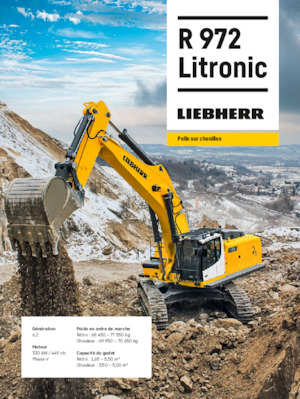 Excavatrice sur chenilles Liebherr R 972 Litronic 