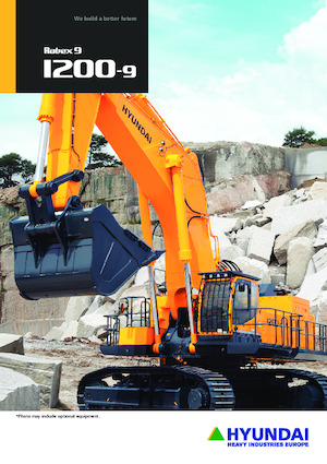 Excavatrice sur chenilles Hyundai R1200-9