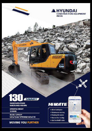 Excavatrice sur chenilles Hyundai R130 SMART