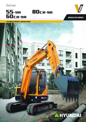 Excavatrice sur chenilles Hyundai R80CR-9A