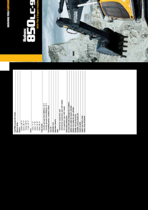 Excavatrice sur chenilles Hyundai R850LC-9