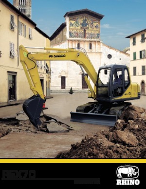 Excavatrice sur chenilles RHINO REX70