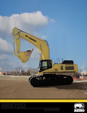 Excavatrice sur chenilles RHINO REX700