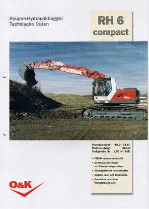 Excavatrice sur chenilles O&K RH 6 Compact