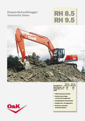 Excavatrice sur chenilles O&K RH 9.5