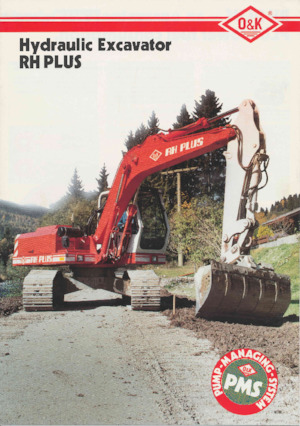 Excavatrice sur chenilles O&K RH Plus