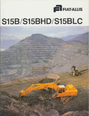 Excavatrice sur chenilles Fiatallis S15B