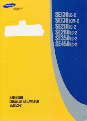 Excavatrice sur chenilles Samsung SE 210 LC-2